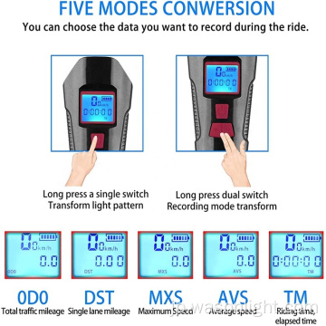 ホットセルUSB充電式マウンテンロードバイクテールライトとフロントライトセットサイクルヘッドライト付きスピードメーター走行距離計